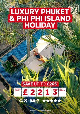 Luxury Phuket & Phi Phi Island holiday. Save up to 265* return from 2213* per person