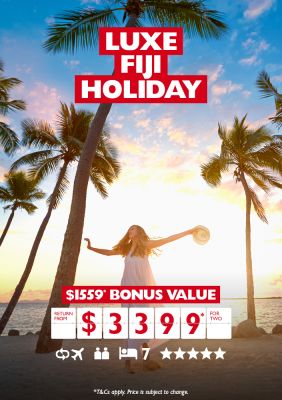 Luxe Fiji Holiday | $1559* bonus value return from $3399* for two
