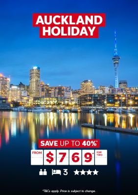 Auckland Holiday. Save up to 40%* from $769* for two