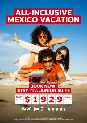 All-inclusive Mexico Vacation for $1929* per person