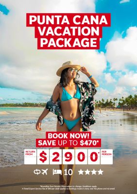 Punta Cana vacation for $2900* per person!