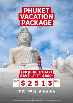 Phuket vacation package for $2513* per person