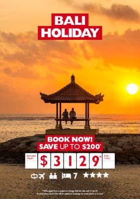 Your un-Bali-vable Centre | Bali Holiday | Book now! Save up to $200* return from $3129* for two