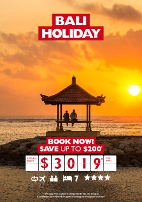Your un-Bali-vable Centre | Bali Holiday | Book now! Save up to $200* return from $3019* for two