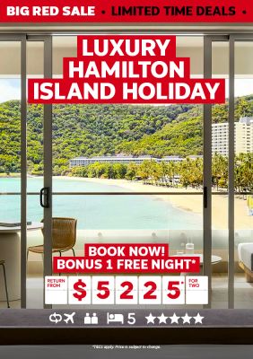 Luxury Hamilton Island Holiday. Book now! Bonus 1 free night* return from $5225* for two