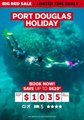 Port Douglas holiday. Book now! Save up to $620* return from $1035* per person