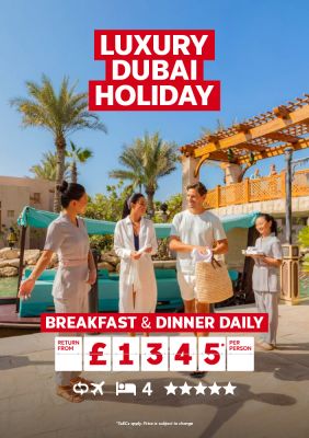 Luxury Dubai Holiday. Breakfast & dinner daily. Return from 1345* per person