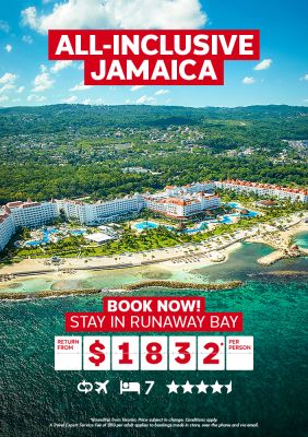 All-inclusive Jamaica package for $1832* per person
