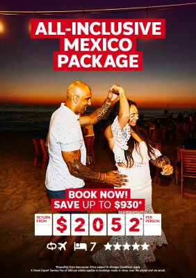 All Inclusive Mexico package for $2052* per person