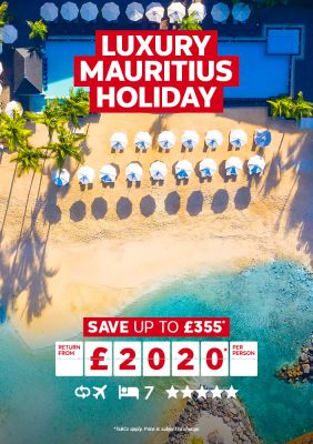 Luxury Mauritius Holiday. Save up to 355* return from 2020* per person