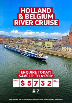 Hollan & Belgium River Cruise for $5732* per person