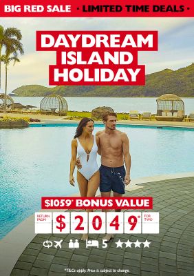 Daydream Island Holiday | $1059* bonus value return from $2049* for two