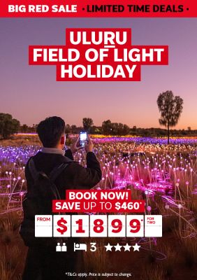 Uluru Field of Light Holiday. Book now! Save up to $460* from $1899* for two