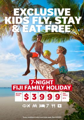 exclusive kids fly stay and eat free