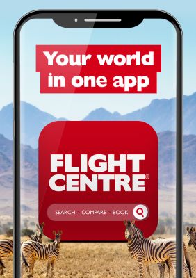 Download the Flight Centre app today