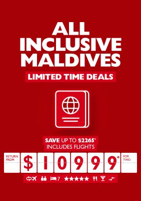 All-inclusive Maldives | limited time deals. Save up to $2,265* includes flights. Return from $10,999* for two