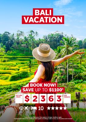 Bali vacation for just $2363* per person