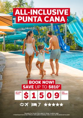 Punta Cana all-inclusive package for $1509* per person