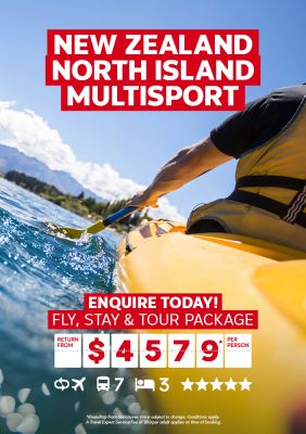 New Zealand multisport adventure for $4579* per person