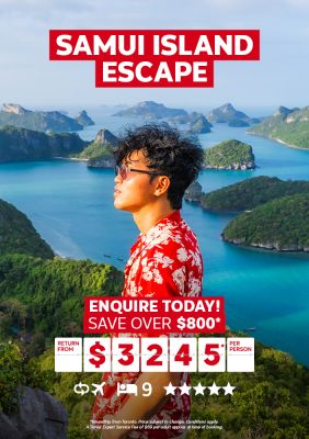 Samui island escape for $3245* per person