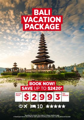 Bali vacation package for $2993* per person