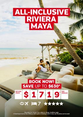All-inclusive Riviera Maya package for $1719* per person