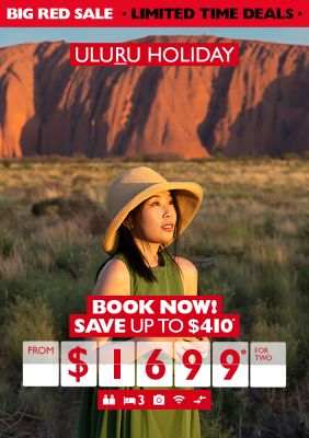 Uluru Holiday | Book now! | Save up to $410* from $1699* for two