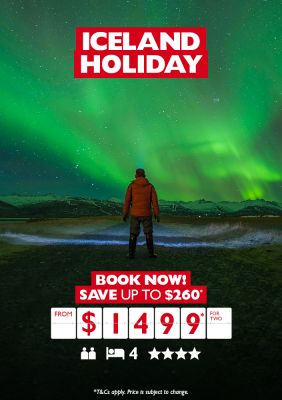 Iceland Holiday | Book now! | Save up to $260* from $1499* for two