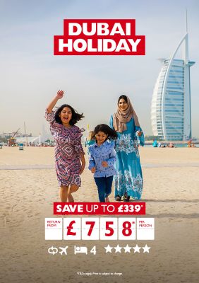 Dubai Holiday | Save up to £339* return from £759* per person