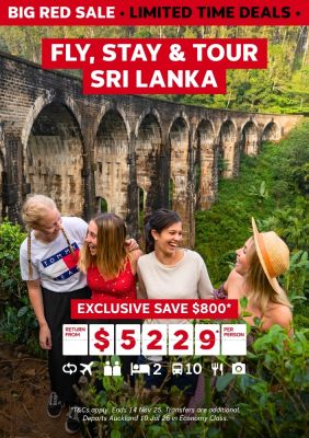 Fly, Stay & Tour Sri Lanka