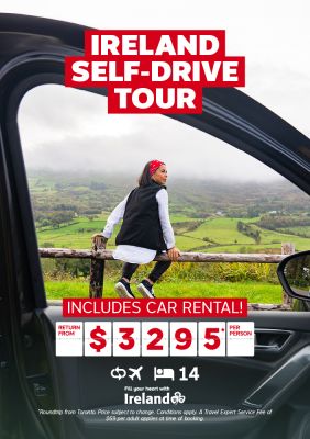 Ireland Self-Drive for $3295* per person