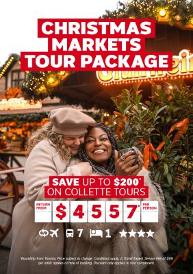 Christmas Market Tour Package for $4557* per person