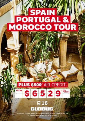 Spain, Portugal & Morocco Tour for just $6529* per person!