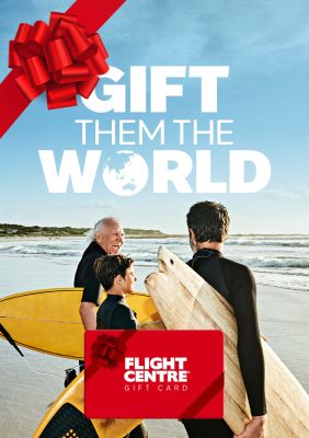 Gift Dad the world with a Flight Centre gift card!