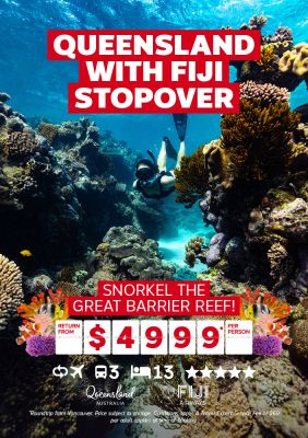Incredible Queensland and Fiji tour package!