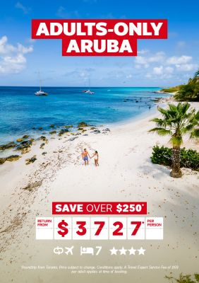 Adults-only Aruba vacation package at Secrets Baby Beach