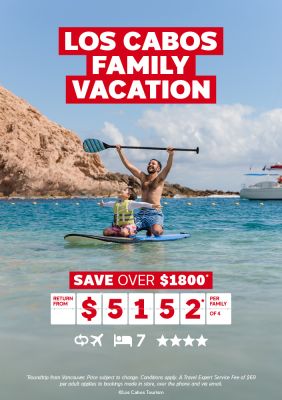Los Cabos Family Vacation for $5152*!