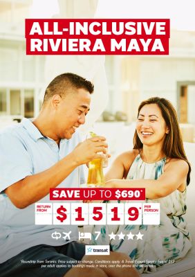 All-inclusive Riviera Maya for $1519* per person