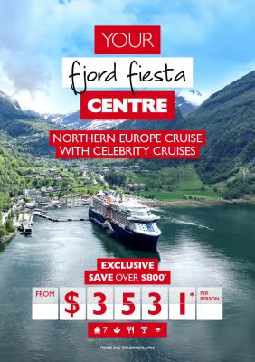 Explore the Norwegian Fjords on this Celebrity Cruise
