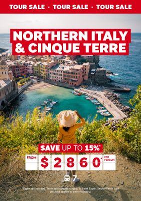 Northern Italy Tour - Save up to 15% - from $2860 per person