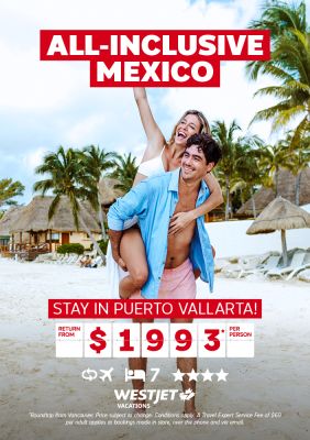 All-inclusive Mexico vacation for $1993* per person