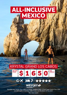 All-inclusive Mexico vacation for $1650* per person