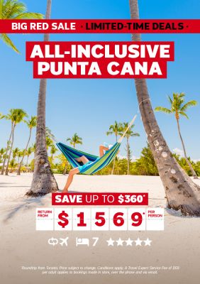 All-inclusive Punta Cana package for $1569* per person