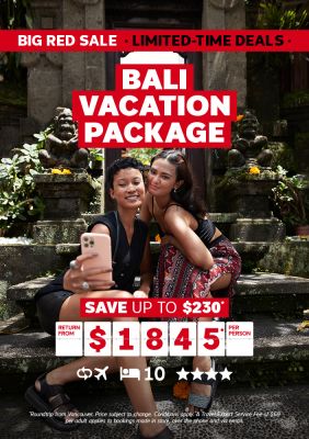 Bali vacation package for just $1845* per person
