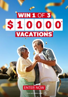 Win one of three $10,000 vacations with our 30th Birthday contest!