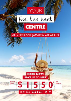 LIMITED TIME ONLY - Jamaica for only $1,550* per person!