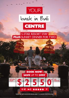 LIMITED TIME ONLY - Bali for as low as $2,250* per person!