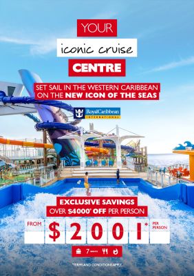 FLIGHT CENTRE EXCLUSIVE - Huge savings on Royal Caribbean International's Icon of the Seas!