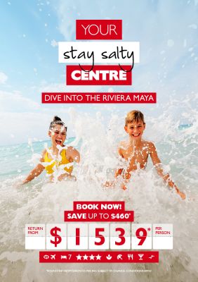 Dive into the Riviera Maya for as low as $1,539* per person!