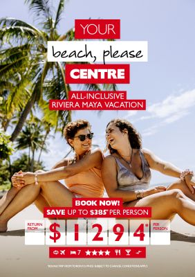Enjoy this all-inclusive Riviera Maya vacation for as low as $1,294$ per person!